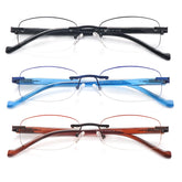 KERECSEN 3 Pack Rimless Reading Glasses Unisex LNH001
