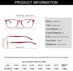 3 Pack Reading Glasses Blue Light Blocking Readers Women Glasses Reading Spring Hinge Computer Readers Anti Glare