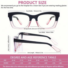 3-Pack Oprah Style Fashionable Women's Reading Glasses