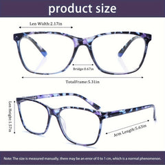 2 Pack Progressive Multifocal Computer Glasses Women Men Blue Light Blocking Reading Glasses Spring Hinge Readers