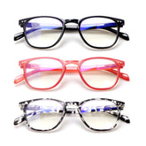 KERECSEN3 Pack Anti-Blue Light Presbyopia Glasses with Spring Hinge Unisex Fashion Computer Reading Glasses 237-2