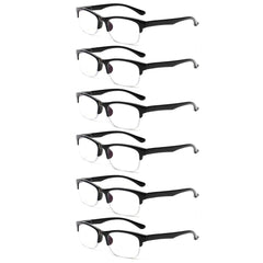 KERECSEN 6 Pack Rectangle Blue Light Blocking Computer Glasses 088