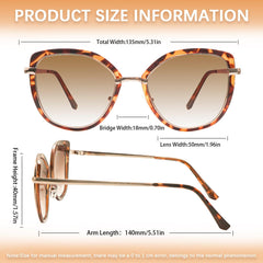 Classic Cat Eye Sunglasses for Women Trendy Shades Sun Glasses 2463