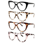KERECSEN Stylish Cat-Eye Frames with Blue Light-Blocking Lenses, Specifically for Women, Featuring Spring Hinges And Premium Blue Light-Blocking Lenses. Comfortable to Wear, Perfect for Everyday Use, And an Ideal Holiday Gift