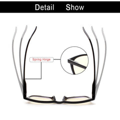 KERECSEN 2 Pack Reading Glasses Unisex Spring Hinge Round Frames 159