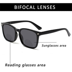 KERECSEN 4 Pack Rectangle Bifocal Readers Unisex 000