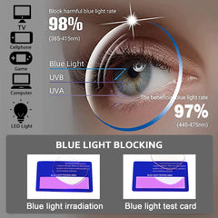 6 Pack Retangle Reading Glasses Include Sunglasses Men and Women 026