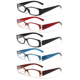 5-Pack Reading Glasses Blue Light Blocking Spring Hinge Readers for Men