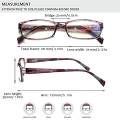 5 Pack Reading Glasses for Women Men Anti Blue Light Spring Hinges Classic Readers