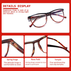 Reading Glasses 5 Pairs Fashion Ladies Readers Spring Hinge with Pattern Print Eyeglasses