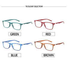 4 Pack Reading Glasses for Men and Women Blue Light Blocking Computer Reader Quality Spring Hinge Color Readers