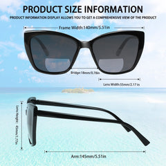 3 Pack Fashion Reading Glasses Women and Men Trendy Oversized Womens Readers