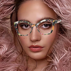 4-Pack New Reading Glasses Ladies Readers Blue Light Pattern Print Eyeglasses