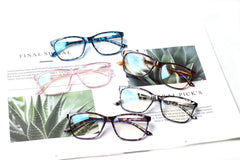 5 Pack Reading Glasses Blue Light Blocking Readers Fashion Glasses Women Computer Readers Comfort Spring Hinge