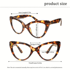 4 Pack Reading Glasses for Women Blue Light Blocking Cat Eye Photochromic Computer Reader