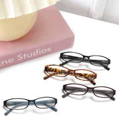 4-Pack Reading Glasses for Men Women Spring Hinge Readers Glasses Blue Light Blocking Lens Eyeglasses