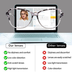 4 Pack Computer Blue Light Blocking Glasses Blue Light Glasses Men Women Anti Blu-Ray Clear Gaming Glasses Lenses