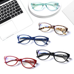 5 Pack Reading Glasses for Women Men Blue Light Blocking Glasses Computer Readers