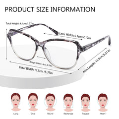 4 Pack Computer Blue Light Blocking Glasses Blue Light Glasses Men Women Anti Blu-Ray Clear Gaming Glasses Lenses