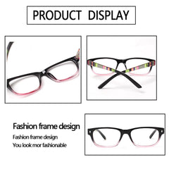 3 Pack Women's Reading Glasses Rectangular HD Lens Glasses 019
