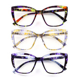 3 Pack Reading Sunglasses For Women - Fashion UV400 Sunglasses With Readers Built In Sun Outdoo