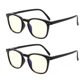KERECSEN 2 Pack Reading Glasses Unisex Spring Hinge Round Frames 159