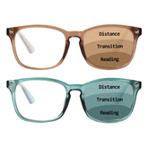 KERECSEN 2 Pack Square Multifocal Glasses Unisex 000-8
