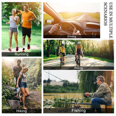 KERECSEN 5 Pack Rectangle Reading Glasses includes sun Readers Unisex 183