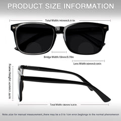 KERECSEN 4 Pack Rectangle Bifocal Readers Unisex 000