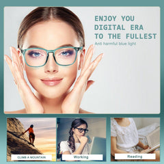 KERECSEN 2 Pack Square Multifocal Glasses Unisex 000-8