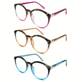 KERECSEN Round Blue Light Blocking Reading GlassesFor Women
