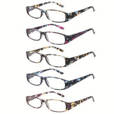 KERECSEN Reading Glasses With Block Blue Light Lense Featuring a Lightweight And Comfortable Frame with Adjustable Spring Hinges, Designed for Women and Men