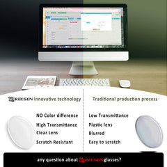 KERECSEN 5 Pack Rectangle Reading Glasses Unisex CG291