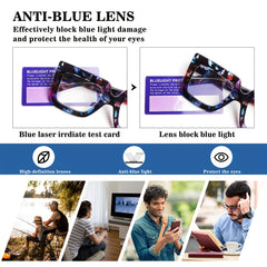 KERECSEN Blue Light Blocking Reading Glasses For Women