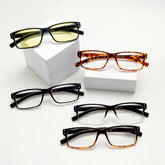 KERECSEN Pack Unisex Reading Glasses with Blue Light ProtectionRectangular Full-rim Design with Spring Hinges Premium Bluelight Blocking Lenses Effectively Filter Harmful Blue Light Torelieve Eye Strain Ldeal for Reading And Computer Work