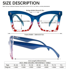 KERECSEN 5 Pairs Large-frame Blue Light-blocking Readingglasses In Stylish Colors, Featuring Spring Hinges Thatsuit A Various Face Shapes. The Premium Blue Light-blocking Lenses Effectively Relieve Eye Strain