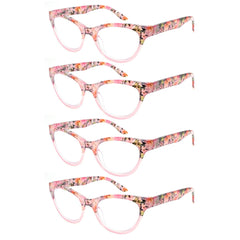 KERECSEN 4 Pack Cat Eye Blue Light Blocking Computer Glasses Women FLG360 - kerecsen