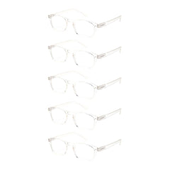 KERECSEN 5 Pack Rectangle Reading Glasses Unisex 202-2 - kerecsen