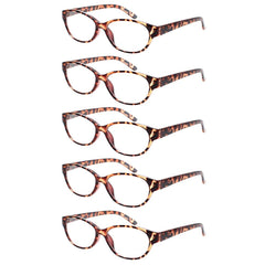 KERECSEN 5 Pack Cat Eye Reading Glasses Unisex 020 - kerecsen