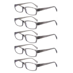 KERECSEN 5 Pack Rectangle Blue Light Blocking Computer Glasses Unisex FLG069-7 - kerecsen