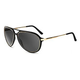 Polarized Aviator Sunglasses Womens Men Vintage Double Bridge
