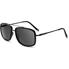 SUNVOES Square Aviator Polarized Sunglasses for Men and Women UV400 Protection Sunglasses Metal Sun Glasses