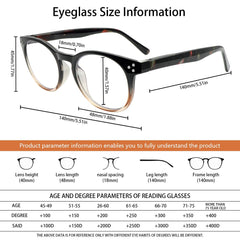 KERECSEN 4 Pack Oval Blue Light Blocking Computer Glasses Unisex FLG345-1 - kerecsen