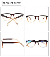 KERECSEN 5 Pack Rectangle Blue Light Blocking Computer Glasses Unisex FLG185-5