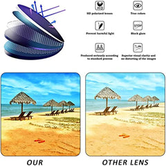 Polarized Aviator Sunglasses Womens Men Vintage Double Bridge