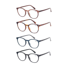KERECSEN 4 Pack Oval Reading Glasses 169-3 - kerecsen