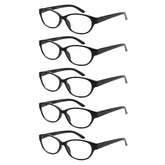 KERECSEN 5 Pack Cat Eye Reading Glasses Unisex 020 - kerecsen