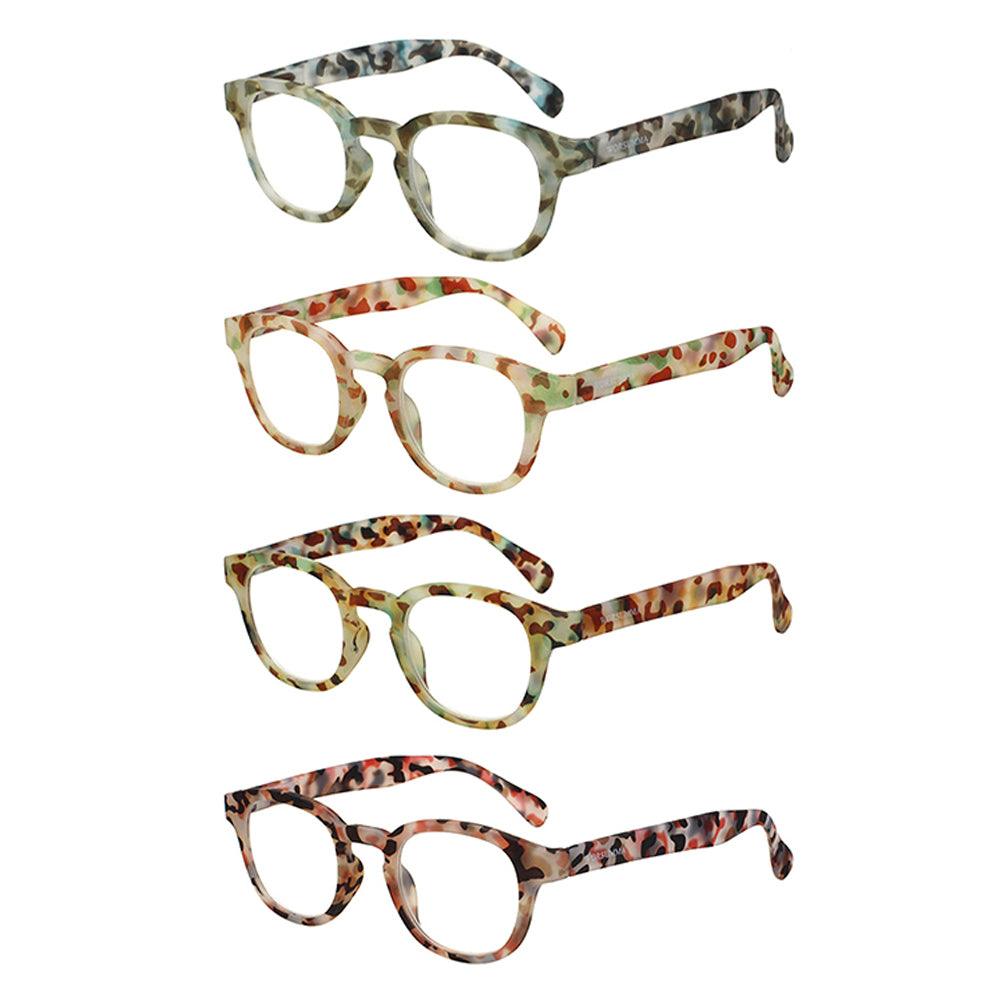 KERECSEN 4 Pack Oval Demi Reading Glasses Unisex 141-7 - kerecsen