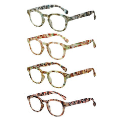 KERECSEN 4 Pack Oval Demi Reading Glasses Unisex 141-7 - kerecsen