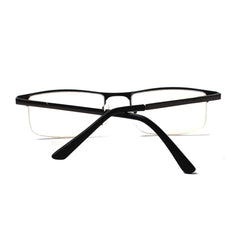 KERECSEN Rectangle Metal Semi-Rimless Blue Light Blocking Computer Glasses Unisex FLG003 - kerecsen